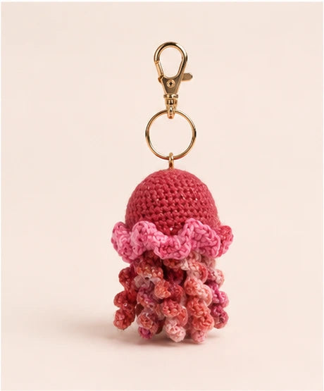 Porte-clés au crochet fait main